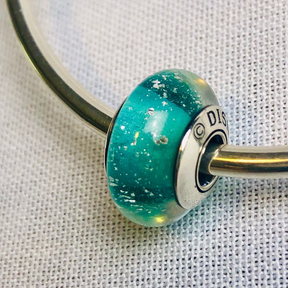 PANDORA Disney Ariel Murano Glow Bead New - Picture 2 of 6